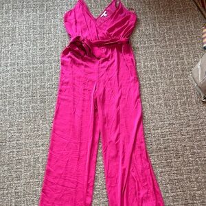 Bar III Vibrant Pink Jumpsuit